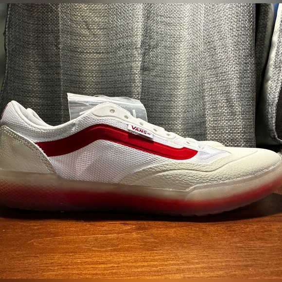 Vans Shoes - Brand New Vans Skate AVE Pro Sport Leather Shoes - Chili Pepper/White